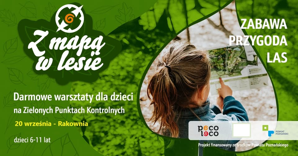 Darmowe warsztaty dla dzieci „Z mapą w lesie”.